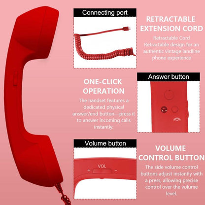Retro Classic Phone Handset Receiver